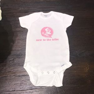 Baby FSU Nole Seminole 12 months onesie